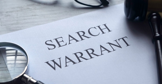 search warrant document
